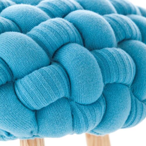 Banco Knitted Stools Blue