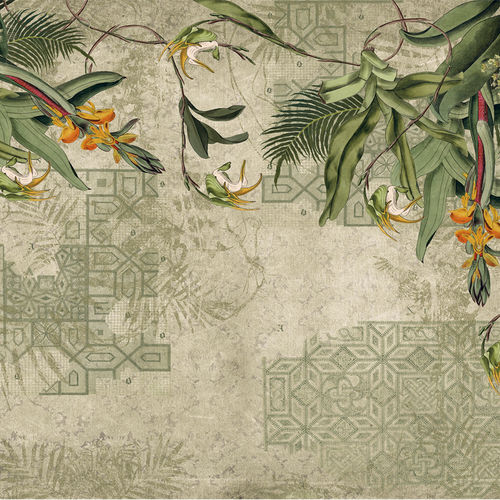 Mural Pentimento Lhasa