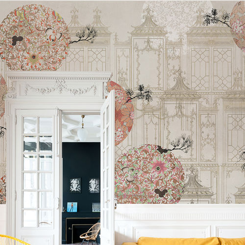 Mural Pentimento Damasko