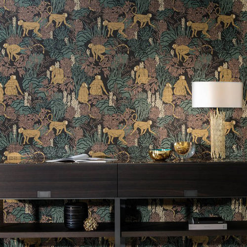 Papel Tapiz Curiosa Langur Arte Wallcovering