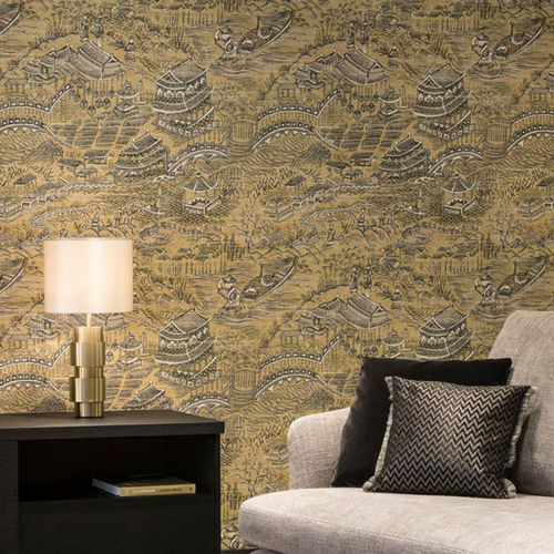 Papel Tapiz Curiosa Scenery Arte Wallcovering