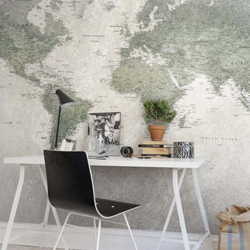 Mural Maps School Atlas Verde