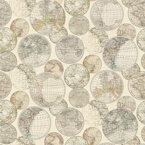 Mural Maps - Globes Gathering Rebel Walls
