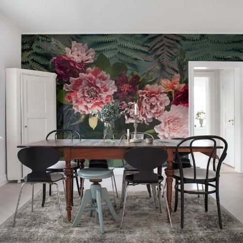 Mural Flora Maxima Unfading Flowers Colossal