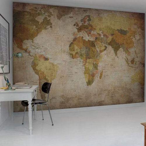 Mural Panorama - World Map Rebel Walls