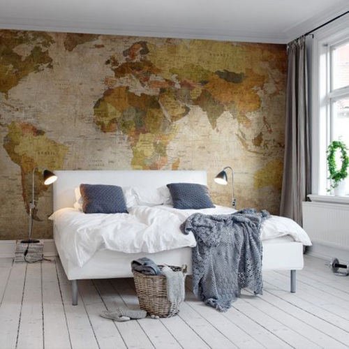 Mural Panorama - World Map Rebel Walls