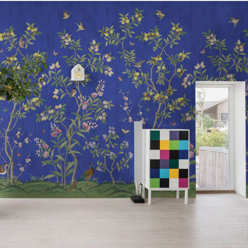 Mural Play Chinoiserie Chic Cobalt