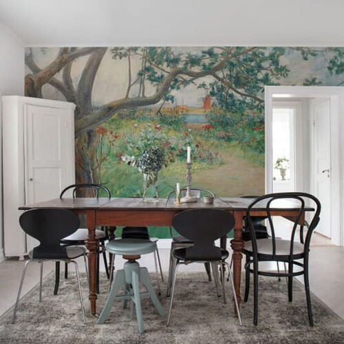 Mural Karin y Carl Marstrand Verde