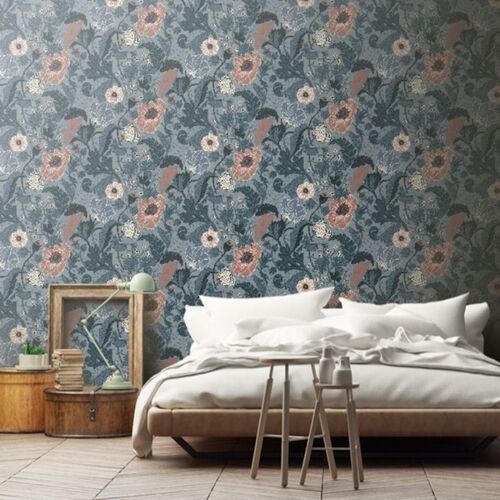 Papel Tapiz Apelviken Anemone Blue