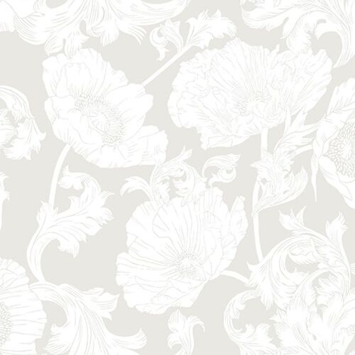 Papel Tapiz Ekbacka Papaver White