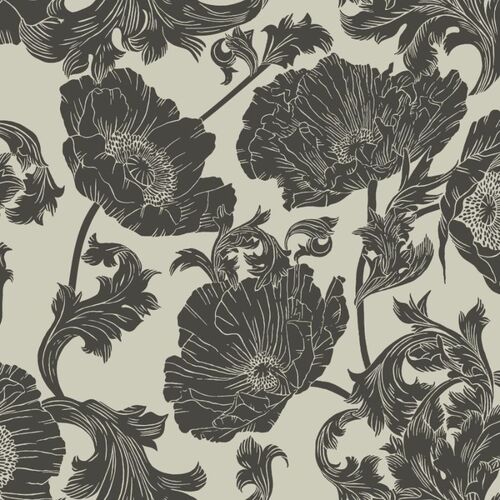 Papel Tapiz Ekbacka Papaver Black