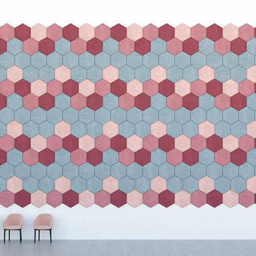 Mosaico acstico Hexagono