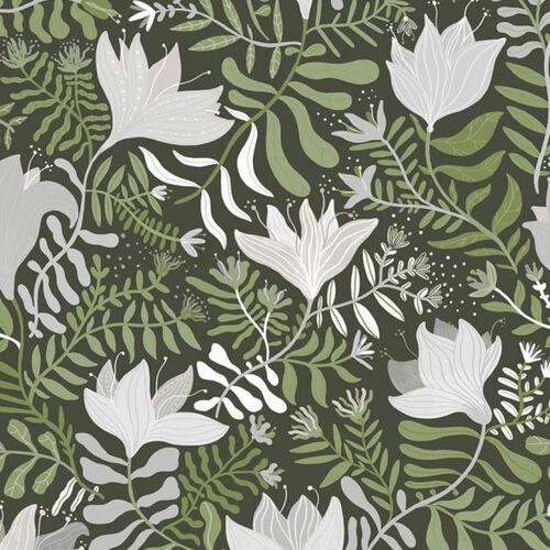 Papel Tapiz Lina Brita Green