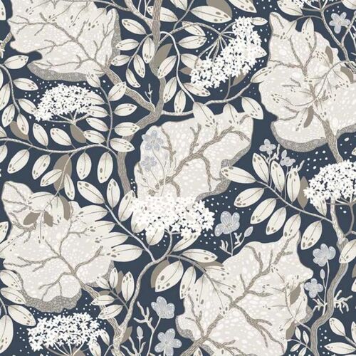 Papel Tapiz Lina Ulla-Britt Blue/Grey