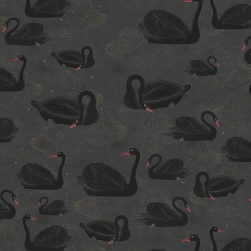 Mural Moss & Coral Cygne Noir