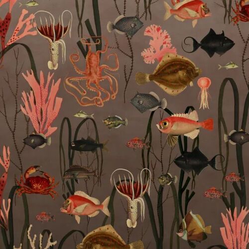 Mural Moss & Coral Aquatic Life Coral