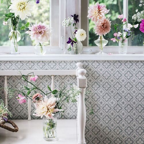 Papel tapiz Ett Hem Edvin Willow Green