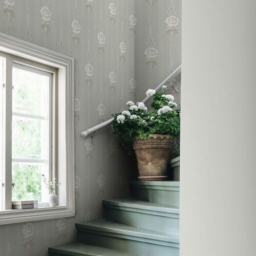 Papel tapiz Ett Hem Margareta Garden Green