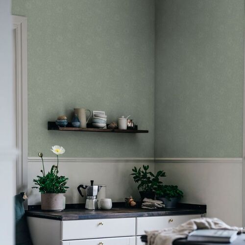 Papel tapiz Ett Hem Anton Forest Green