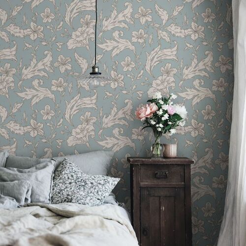 Papel tapiz Ett Hem Karin Misty Blue