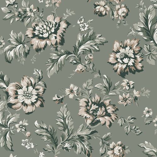 Papel tapiz Ett Hem Rosenholm Forest Green