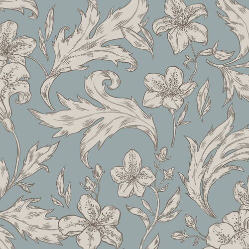 Papel tapiz Ett Hem Karin Misty Blue