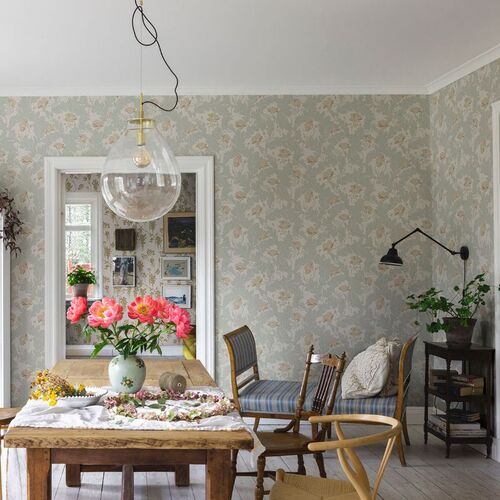 Papel Tapiz Löfstad Charlotta Spring Green