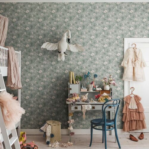 Papel Tapiz Löfstad Emilie Garden Green