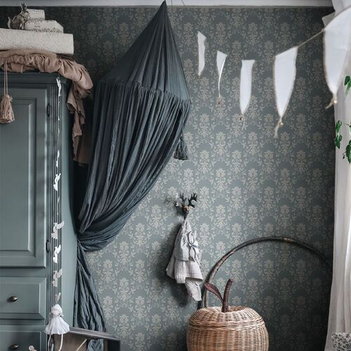 Papel tapiz Ett Hem Alva Indigo Blue