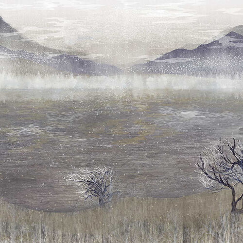 Mural Gaia Nébula Azul
