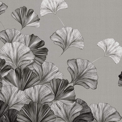 Mural Gaia Delfos Blanco Negro