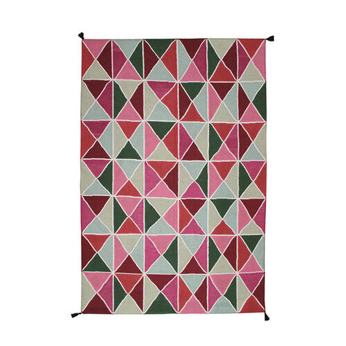 Tapete de Exterior Triángulos Kilim