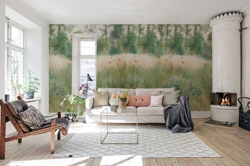 Mural Karin y Carl Midsommar Verde