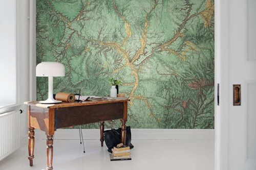 Mural Maps Woodland Verde