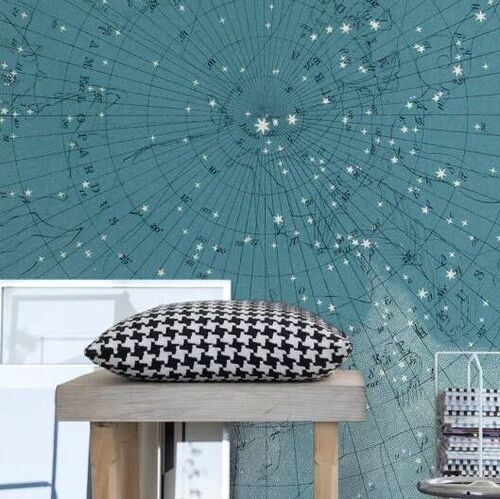 Mural Maps Atlas of Astromy Azul