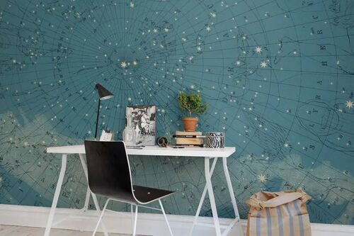 Mural Maps Atlas of Astromy Azul