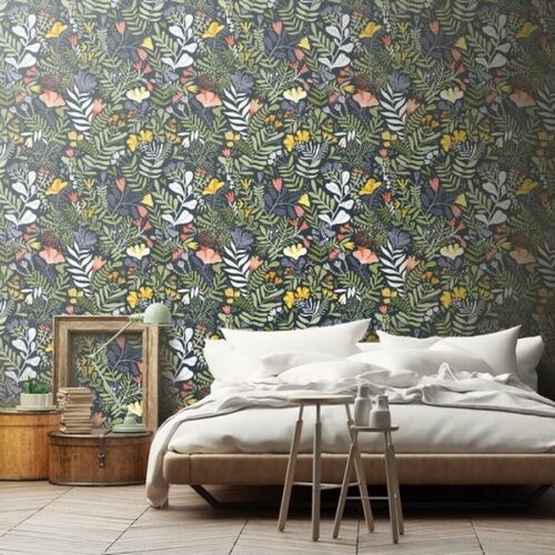 Papel Tapiz Lina Brittsommar Dark Green