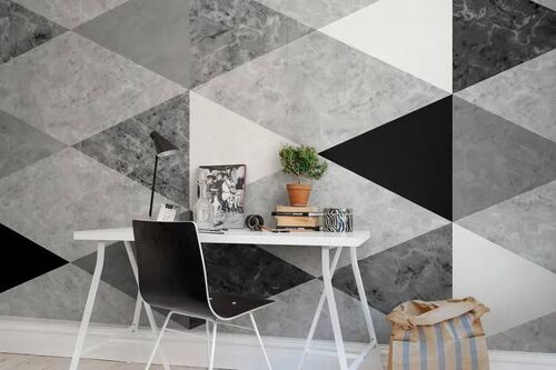 Mural Spectrum Geometric Marble