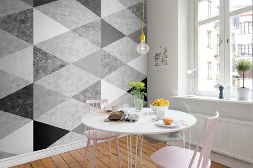 Mural Spectrum Geometric Marble