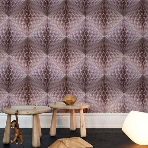Mural Deco Pom Pom Rosa