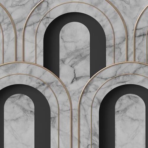 Mural Well-Being Arch Deco Marble