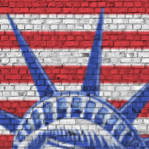 Mural Panorama Bricks of Liberty