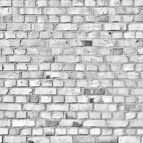 Mural Panorama Brick Wall white