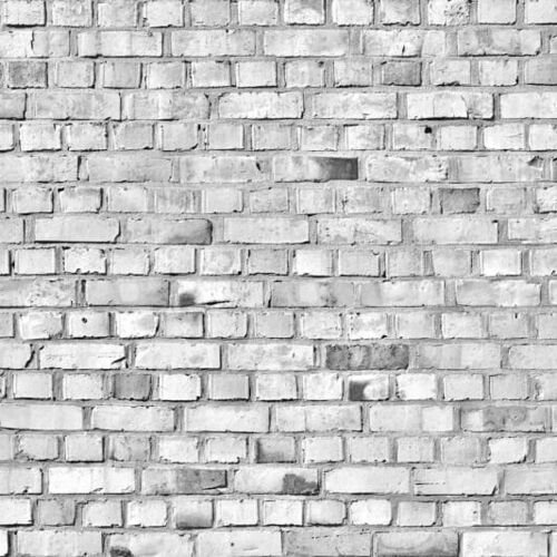 Mural Panorama Brick Wall white