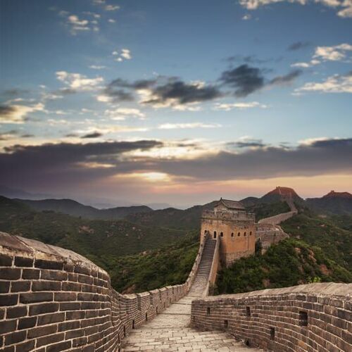 Mural Panorama Great Wall of China