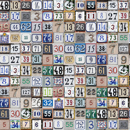 Mural Panorama House Numbers