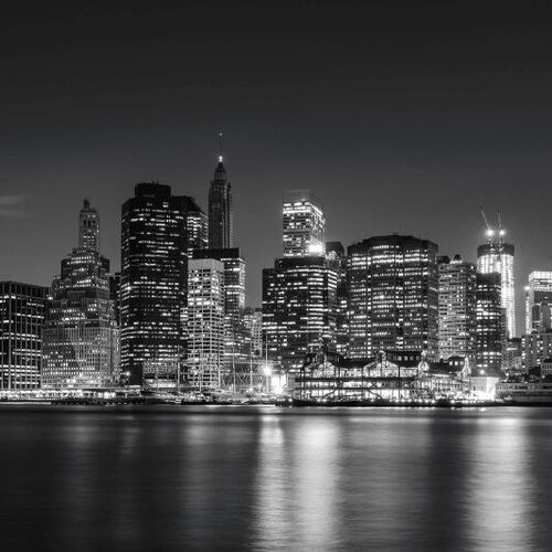 Mural Panorama New York at Night