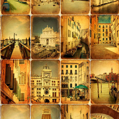 Mural Panorama Memories of Venice