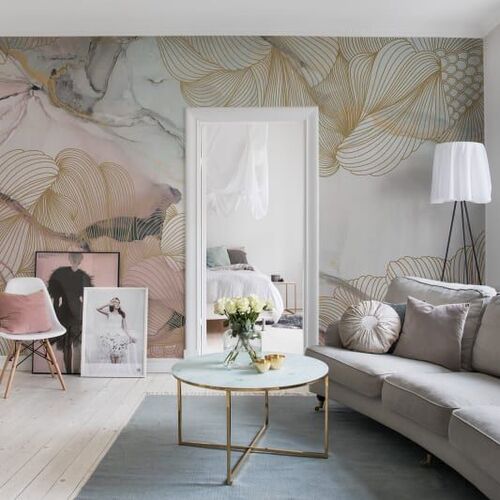 Mural Re:Create Opulence Pink Marble