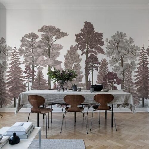 Mural Well-Being Scandinavian Bellewood Dawn